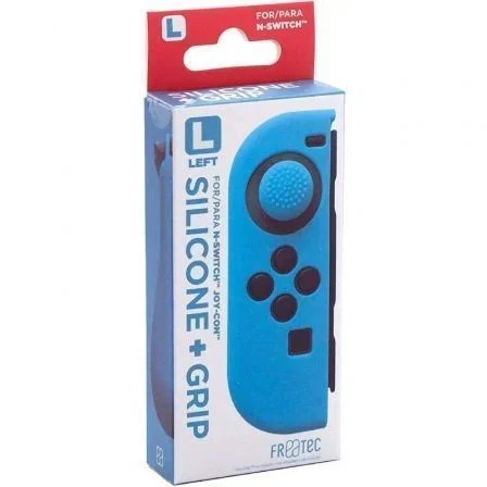 Fr-Tec Funda de Silicona con Grip para Joy-Con Izquierdo Azul
